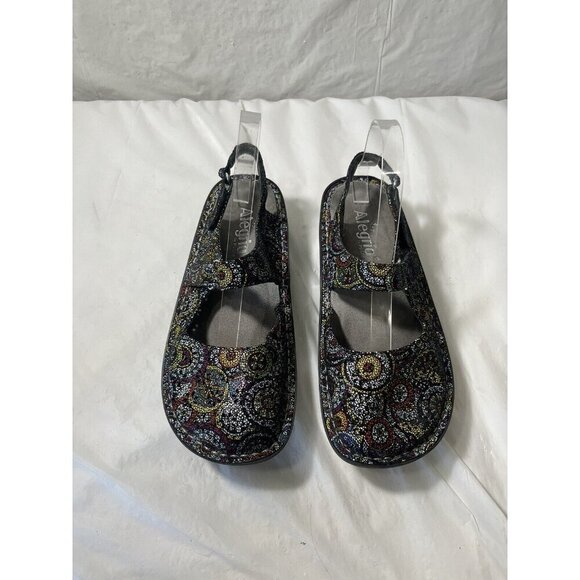 Alegria Jemma Spiro Multi Jem 325 Sz 38 US 8 - 8.5 Leather Clog Mary Jane - Picture 2 of 15